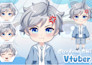 draw custom live2d chibi vtuber model in anime style for streaming ready to rig